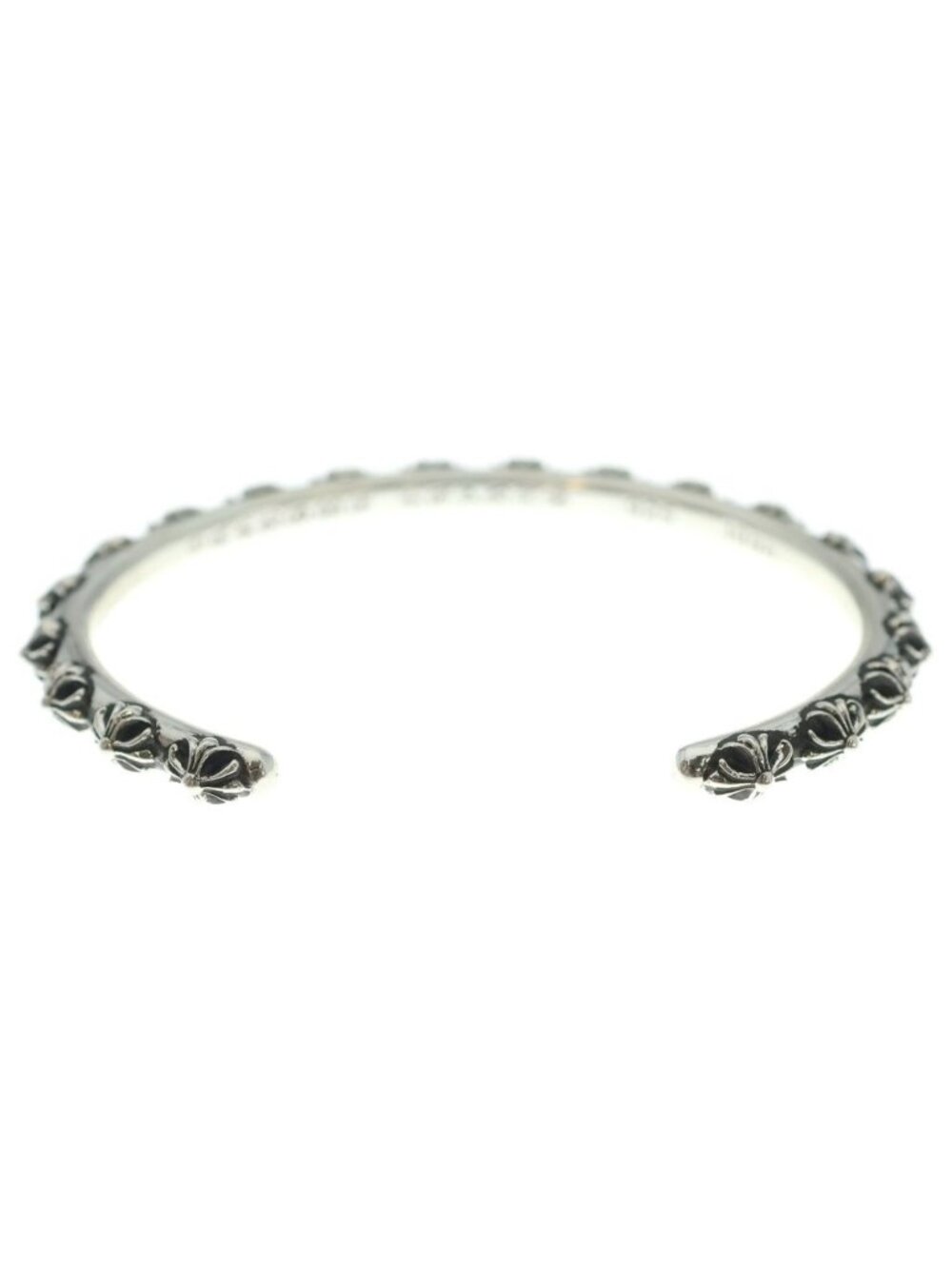 Chrome Hearts Bangle Cross Band Bracelet Silver - Picture 2 of 6